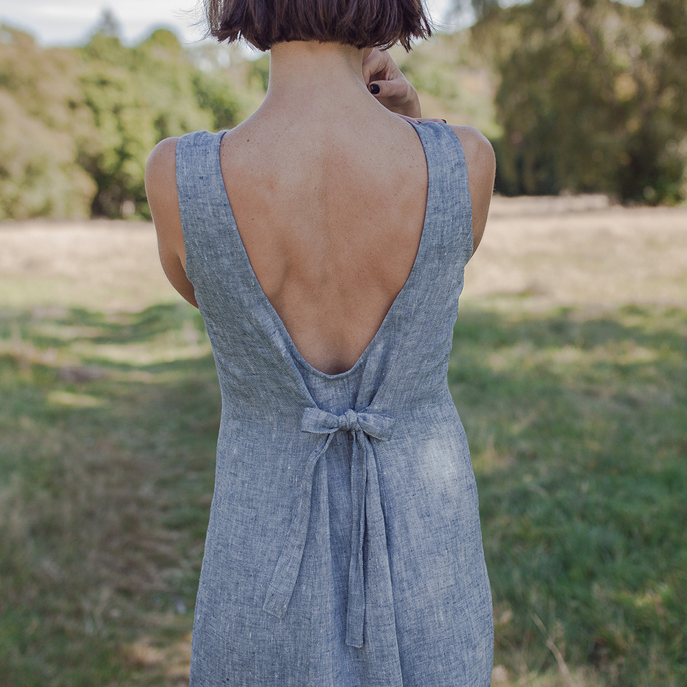 Pattern — Val — Backless Maxi Dress Pattern (PDF)